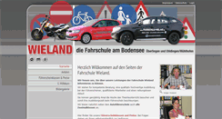 Desktop Screenshot of fahrschule-wieland.de